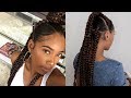 Easy Summer Protective Style: 7 Braids using LovelyB's Edge Control