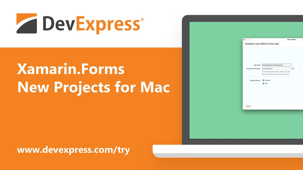 Set up a New Xamarin Project for macOS with FREE DevExpress UI Controls (Getting Started)