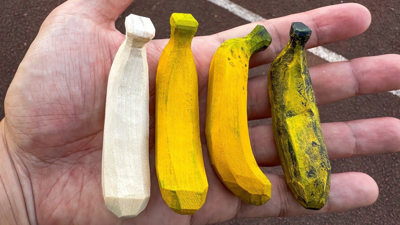 木彫りのバナナ 本物にしかみえない木彫りのバナナ 作る工程が凄すぎる | ねとらぼ