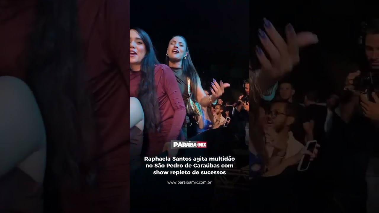 Raphaela Santos agita multidão no São Pedro de Caraúbas com show repleto de sucessos