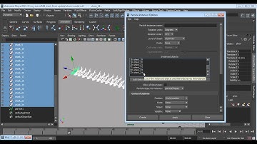 Maya Tutorial: Flock of Shark with Maya Particles Dynamics (Part 2 - Advance)