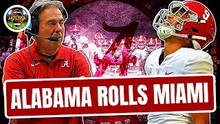 Alabama Rolls Miami - Bryce Young Is Incredible (Late Kick Cut)