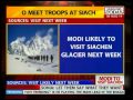 Narendra Modi stop Siachen trip
