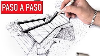 Dibujo arquitectónico PASO A PASO (EXPLICADO)  ARTOSKETCH