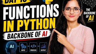 Functions in Python Explained in Hinglish 🔥 | Day 10 AI Series | Beginner to Advanced