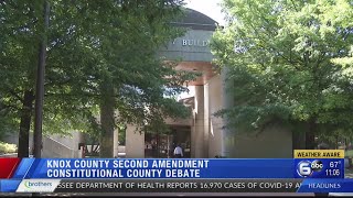 Knox County Second Amendment constitutional county debate