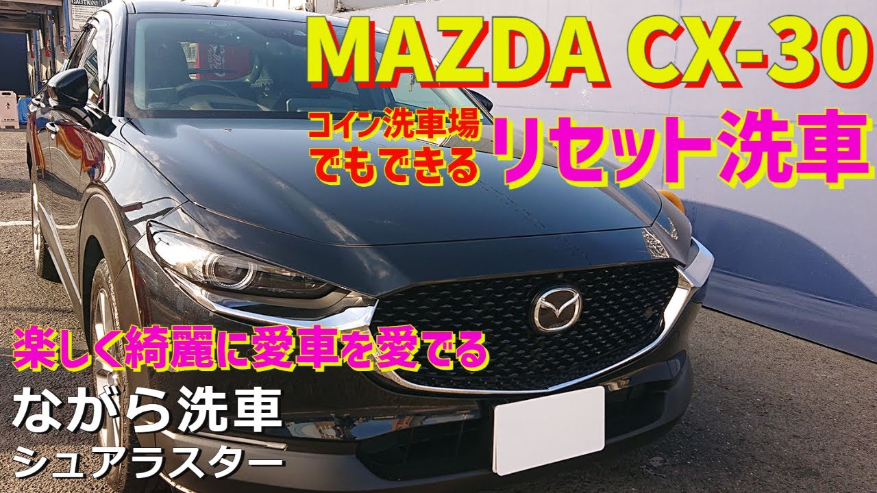 MAZDA CX30｜リセット洗車】鉄粉除去｜下地処理｜樹脂コーティング白化