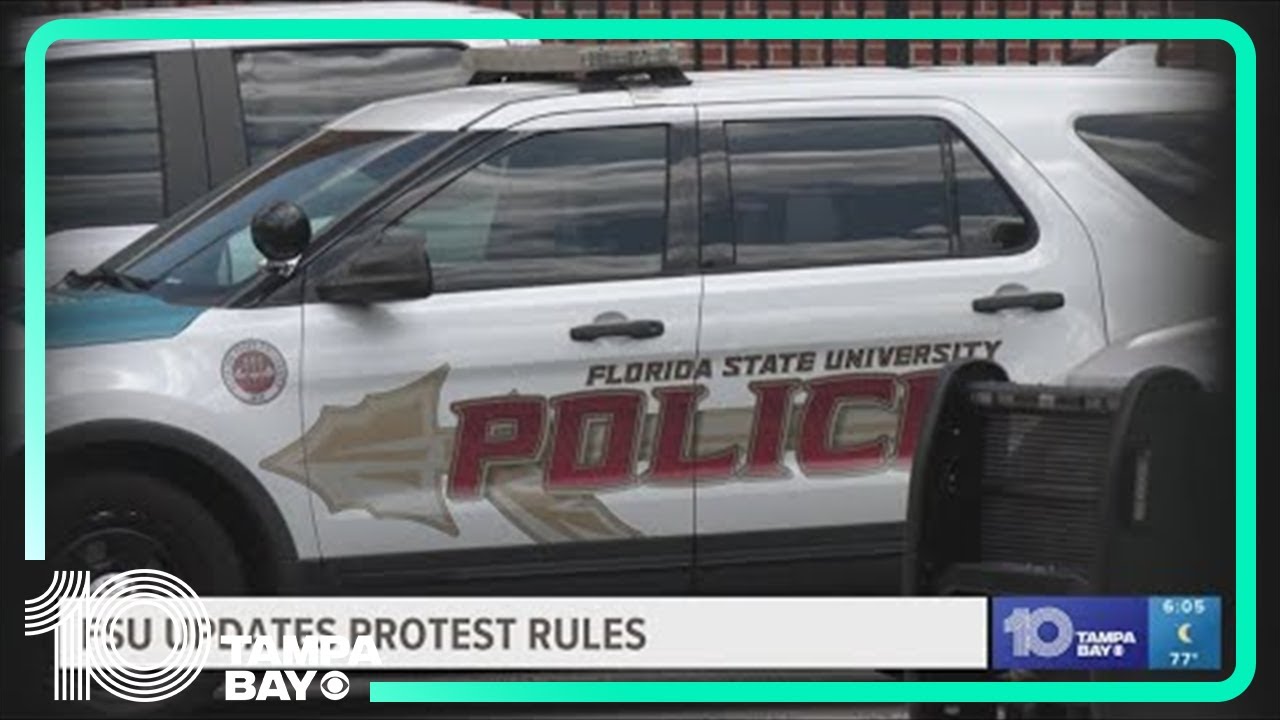 Florida State University changing its protest rules