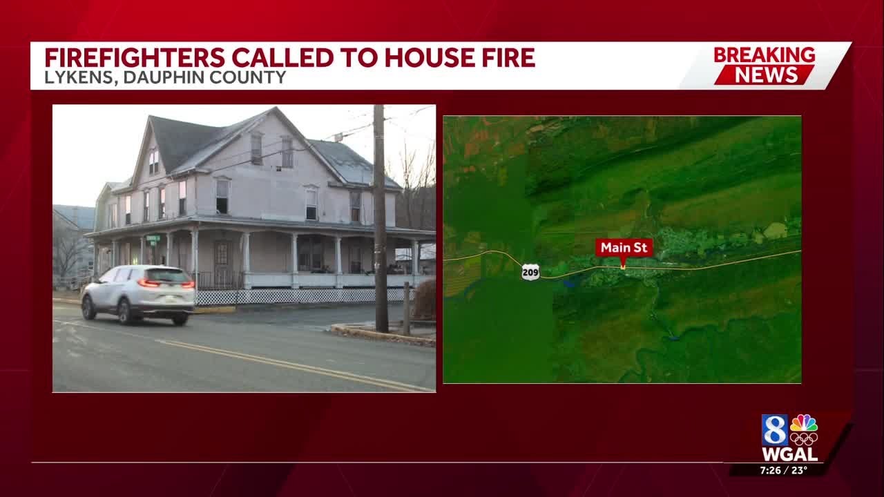 Crews respond to Dauphin County house fire - YouTube