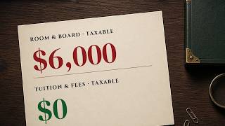 $6,000 vs $0: When a Scholarship Becomes Taxable Income
