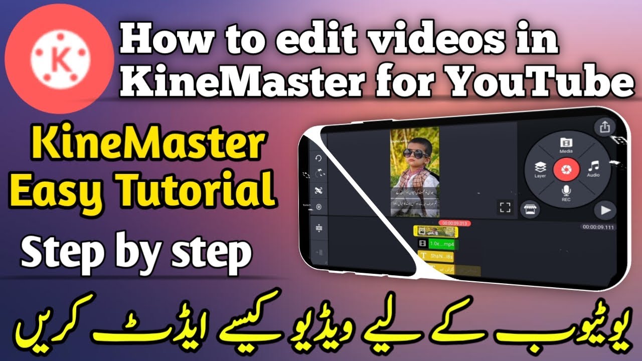 How to edit videos in KineMaster for YouTube Channel | easy video ...