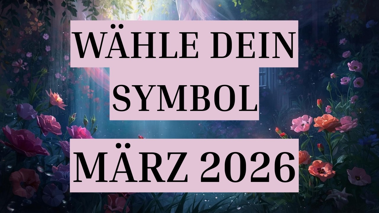 PICK A CARD - MÄRZ 2026 - WÄHLE DEIN SYMBOL! WO ZIEHT ES DICH HIN?