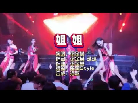 谢金燕《姐姐》暗黑Style Remix KTV 导唱字幕 （备有伴奏视频）