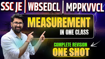 MEASUREMENT One shot | SSC JE 2025 | RRB JE 2025 #sscje #rrbje #ravindrasir #masterplus_education