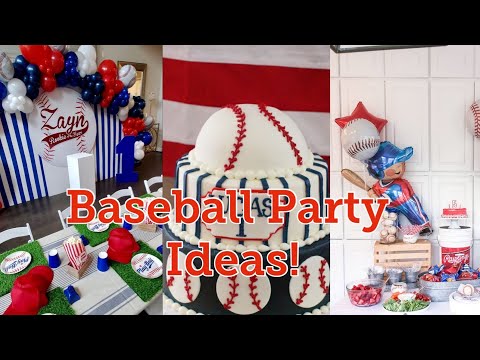 Video: Baseball Birthday Party Ideas!!! DIY Decor, Treats, and Much More!! How To/DIY