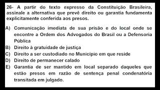 Prova: FUNCAB - 2014 - PRF - Agente Administrativo - 02 - #26 #shorts
