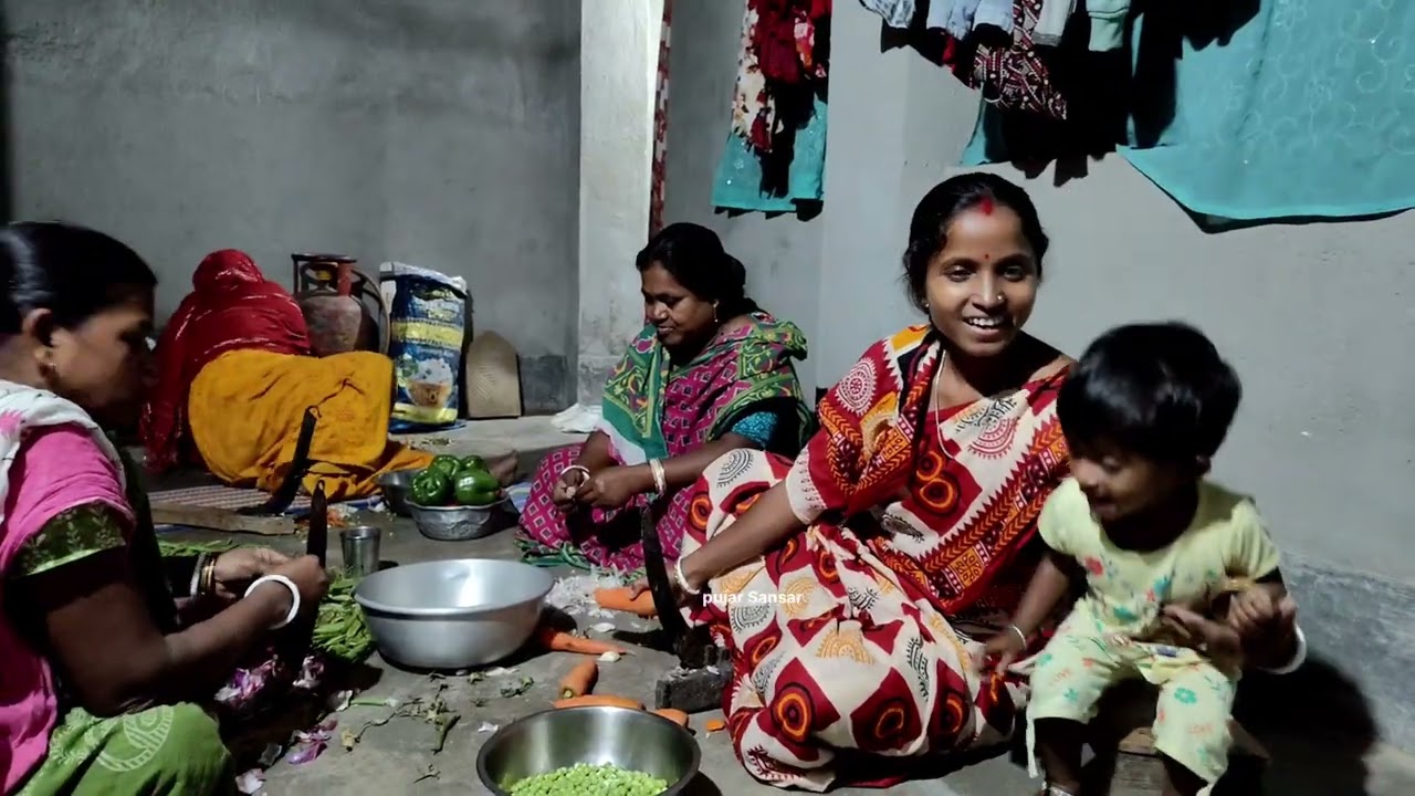 হোলির বাজার চলছে, সবাই মিলে পিকনিক হবে একসাথে।।pujar sansar...