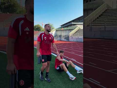 🥵 L'homme qui court le plus de @ligue2fr  a encore frappé lors du test VMA. Ahmed Kashi, 37 ans.👏