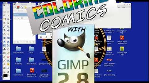 Coloring Comics with Gimp Part 1 - Getting Started & Making Layers