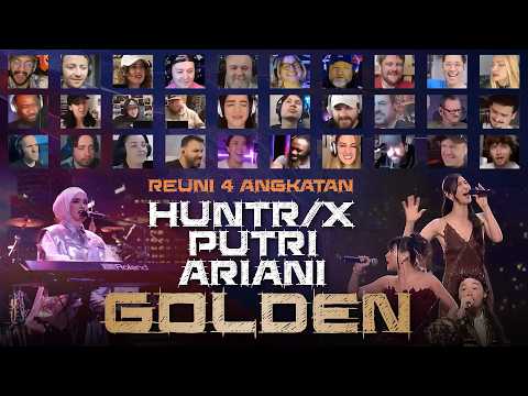 PUTRI ARIANI & HUNTR⧸X GOLDEN, PUTRI ARIANI LIVE PERFORMANCE | Reaction Mashup 30 Reactors