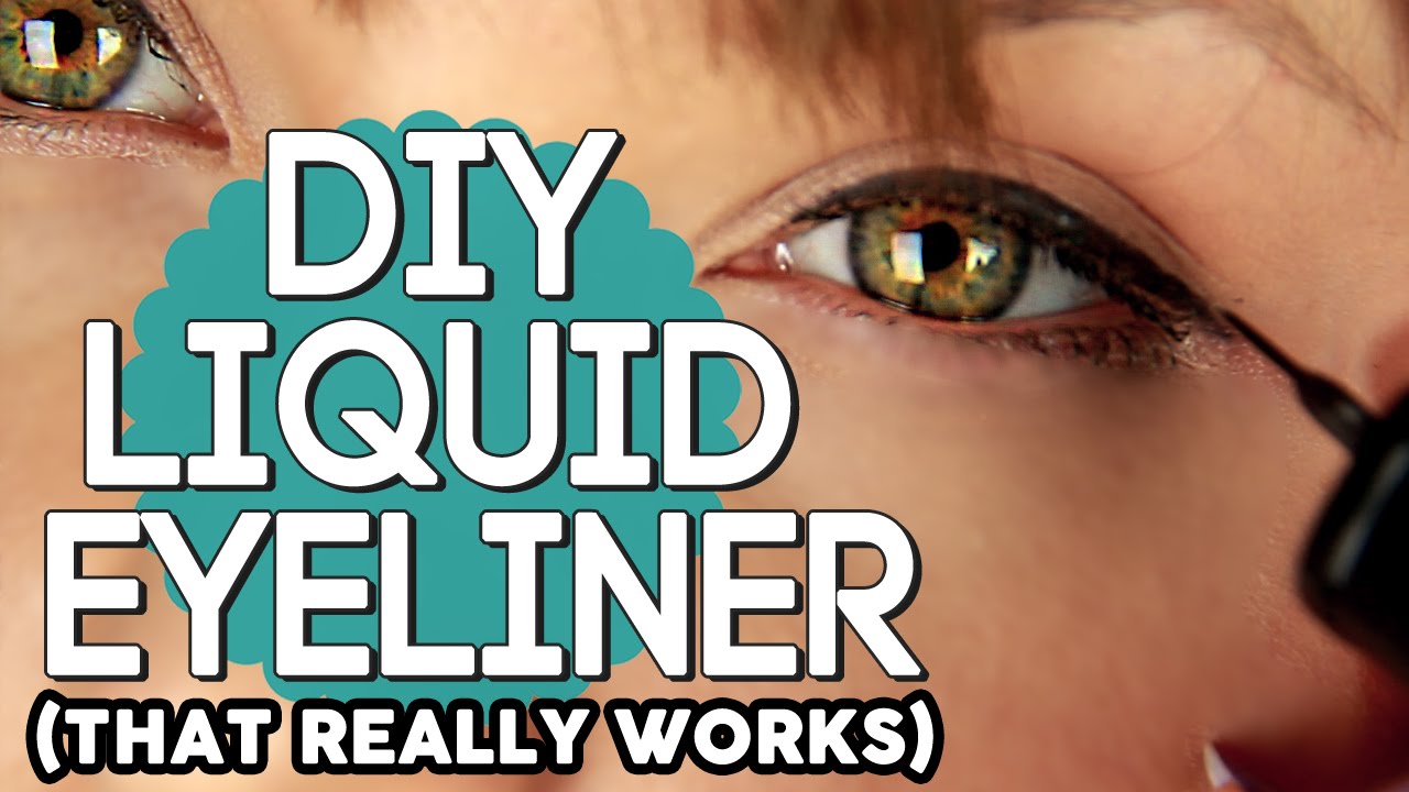How to make Eyeliner that REALLY DIY Eyeliner - YouTube