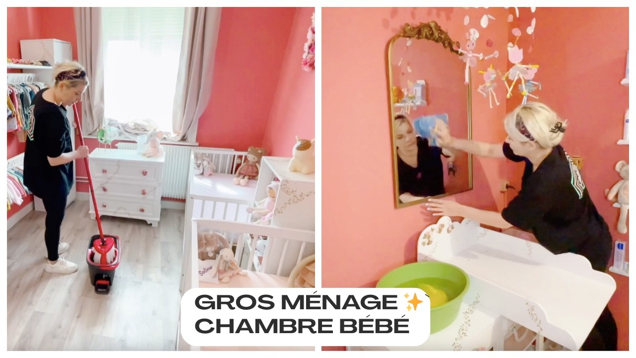 Gros ménage & rangement chambre bébé jumelles / Motivation ménage