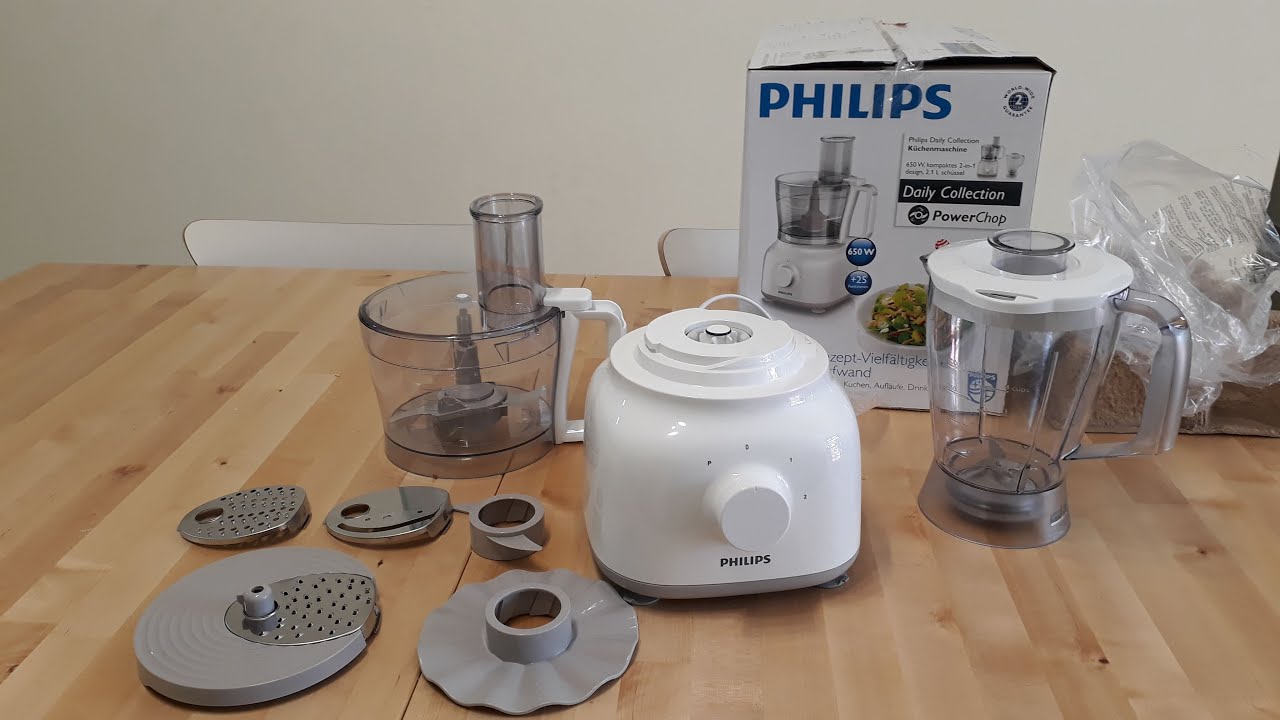 Philips Daily Collection Food Processor PLP-HR7628 YouTube