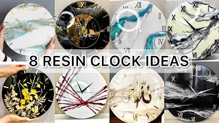 Ideas for epoxy clocks! Epoxy resin clock! Resin Art Clock