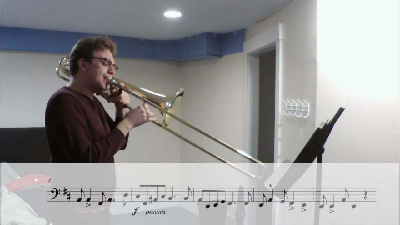 20222023 GMEA AllState Bass Trombone Symphonic Band Technical Etude