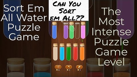 Sort Em All Game Level 445 l Epic & Brain Busting Puzzle Game Level