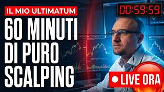 🔴[LIVE] 60 Minuti di SCALPING dal vivo su GOLD e NASDAQ senza filtri: profit o loss?