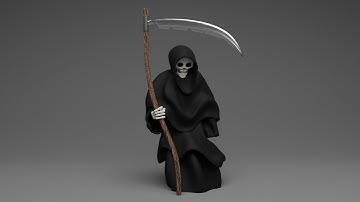 Grim Reaper 001 3D Model
