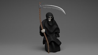 Grim Reaper 001 3D Model