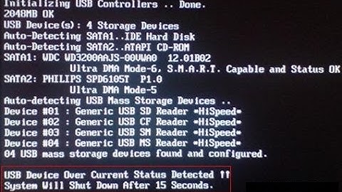 usb device over current status detected