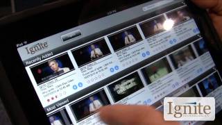 Demo of Ignite Technologies' iPad video portal