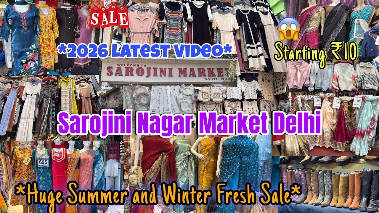 Sarojini Nagar Market Delhi✨| Latest Collection 2026 with Shop Number | Jasmine kaur 