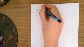 Long division using chunking method