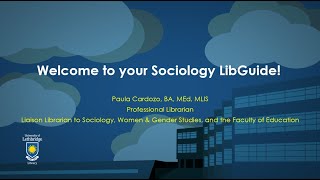 Welcome to your Sociology LibGuide!