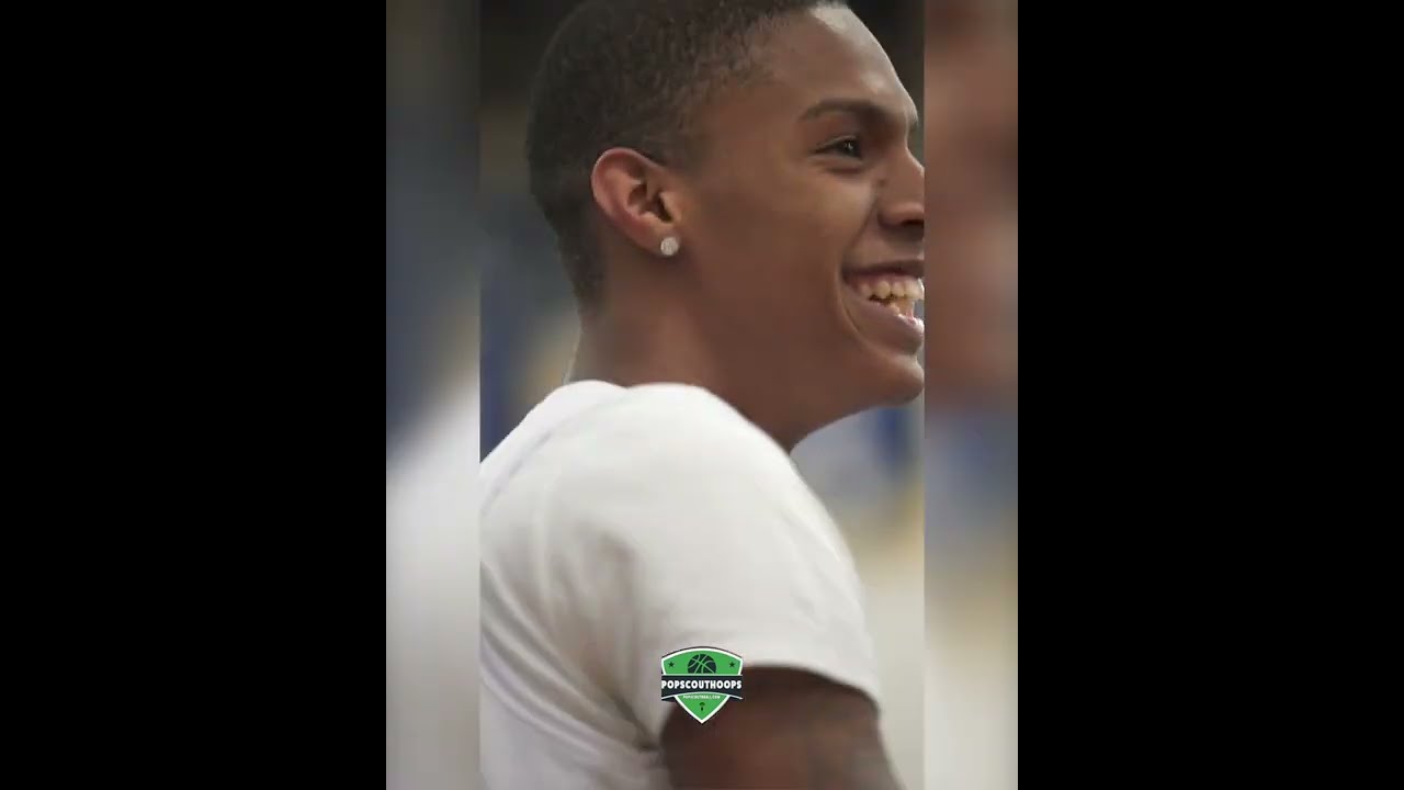 Hansel Enmanuel with the dunk and griddy during the 2022 Ball Dawgs All-Star Game.