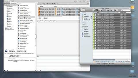 OSX Automator - Batch Renaming