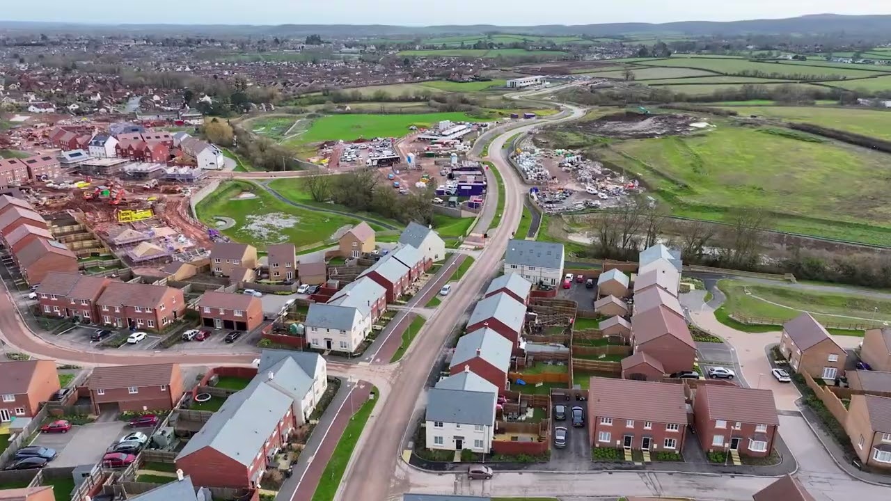 Orchard Grove from above, February 2026