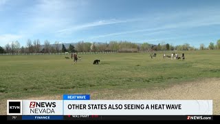 The heat wave continues here in northern Nevada