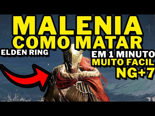 Elden Ring - Como Matar MALENIA Fácil - MÉTODO INFALÍVEL!! 