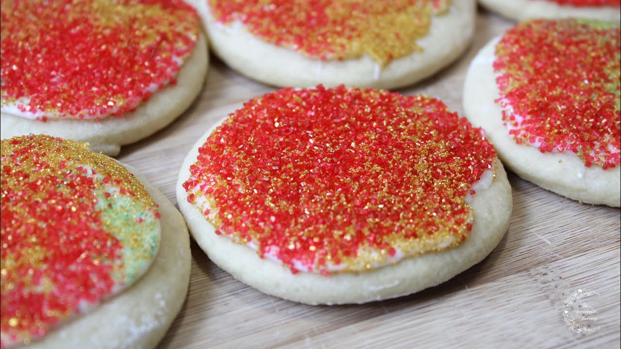 Super Soft Frosted Butter Cookies Recipe | The Sweetest Journey - YouTube