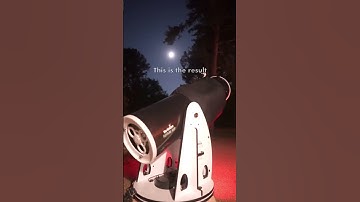 Lunar Craters Through a Telescope: A Stunning Sight