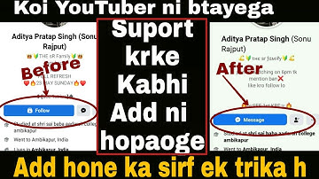 how to add aditya pratap singh/how to join sr family on facebook.#Fbstore