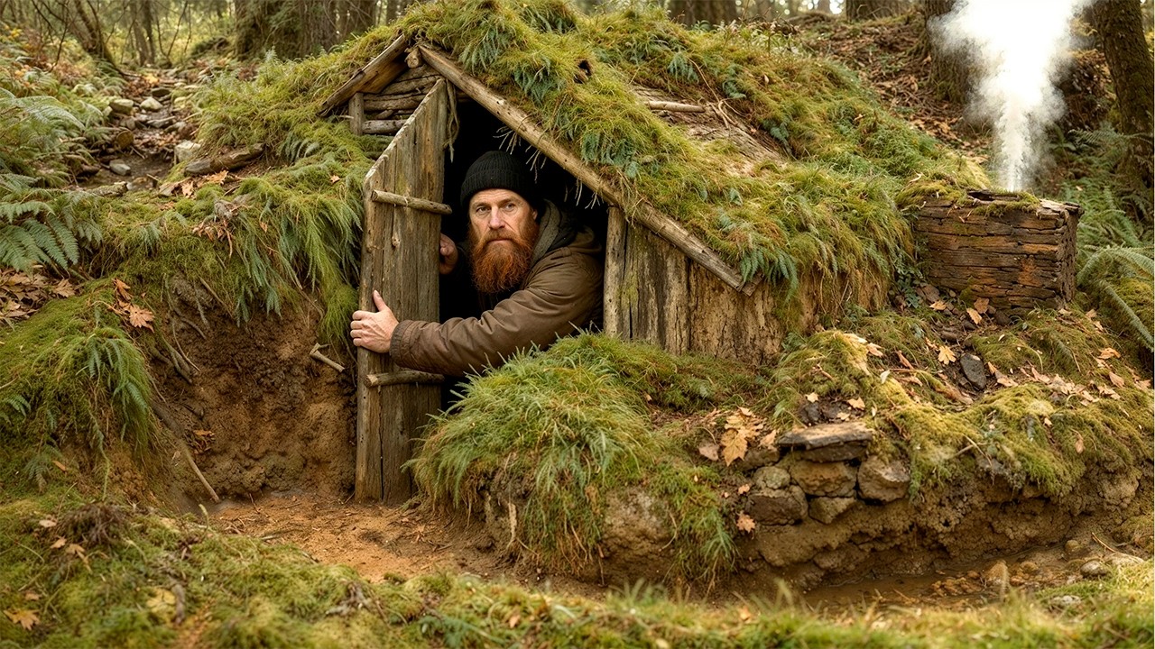 Veteran Lived in an Underground Cabin for Decades, Wait Until You See What’s Inside…