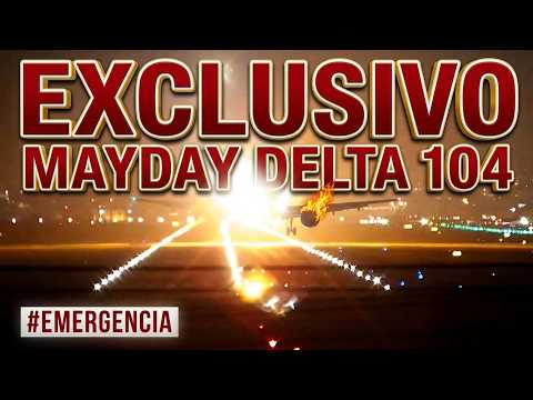 Falha em motor do voo Delta 104 em GRU provoca incêndio após decolagem