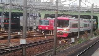 1700系1701F一部特別車快速特急豊橋行金山4番線到着