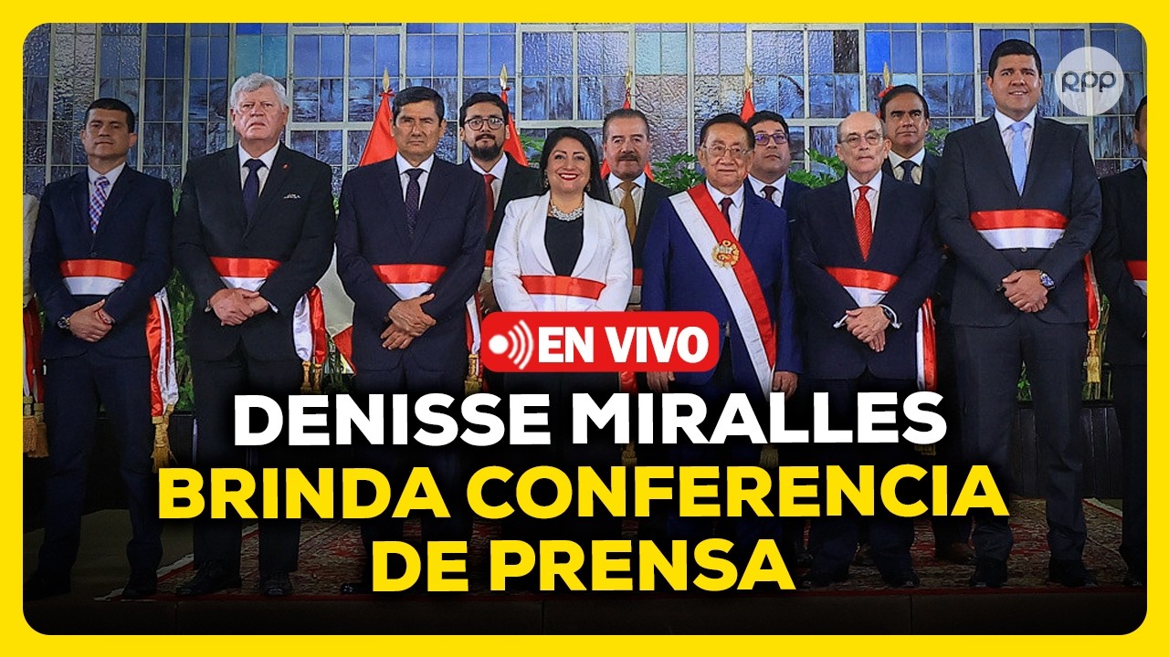 🔴 Denisse Miralles, titular de la PCM, brinda conferencia de prensa #RPPESPECIALES